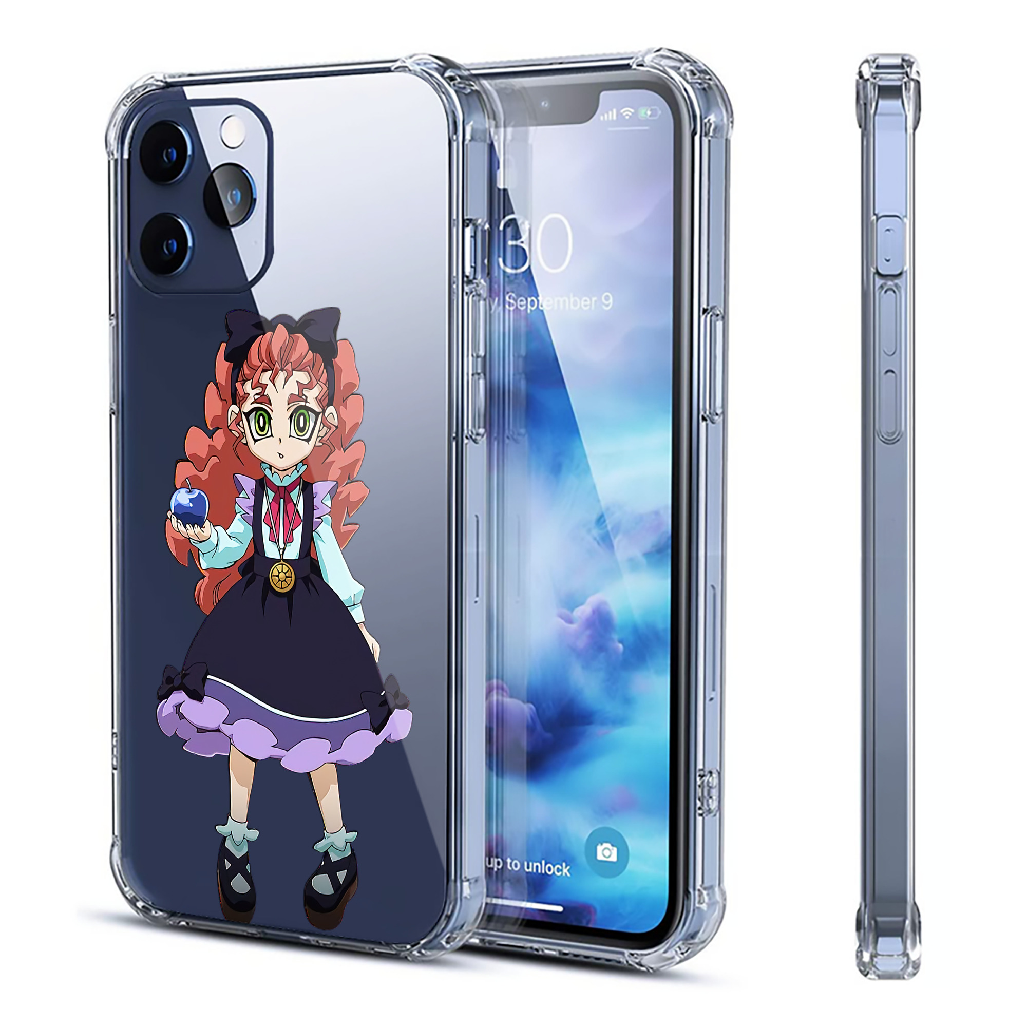 （画像用） 遊☆戯☆王 Yu-Gi-Oh! 【iPhone 12シリーズ対応】透明スマホケース（クリアソフトケース）